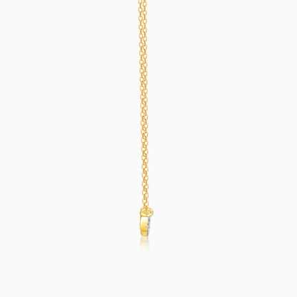 Gold Melting Hearts Diamond Necklace