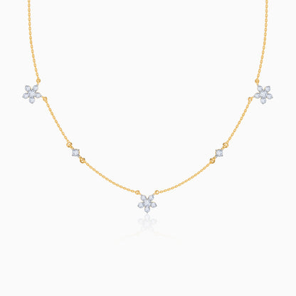 Gold Novae Diamond Necklace