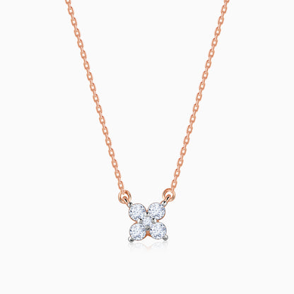 Rose Gold Amorette Diamond Necklace