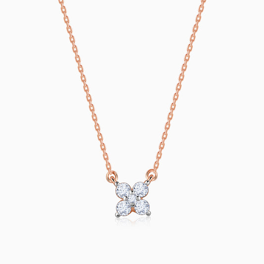 Rose Gold Amorette Diamond Necklace