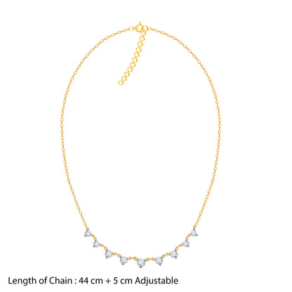 Gold Trixie Diamond Necklace