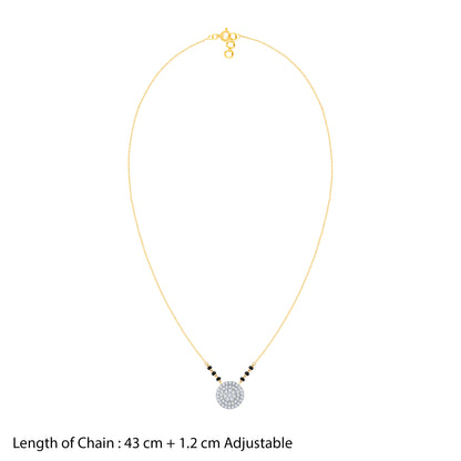 Gold Megha Diamond Mangalsutra