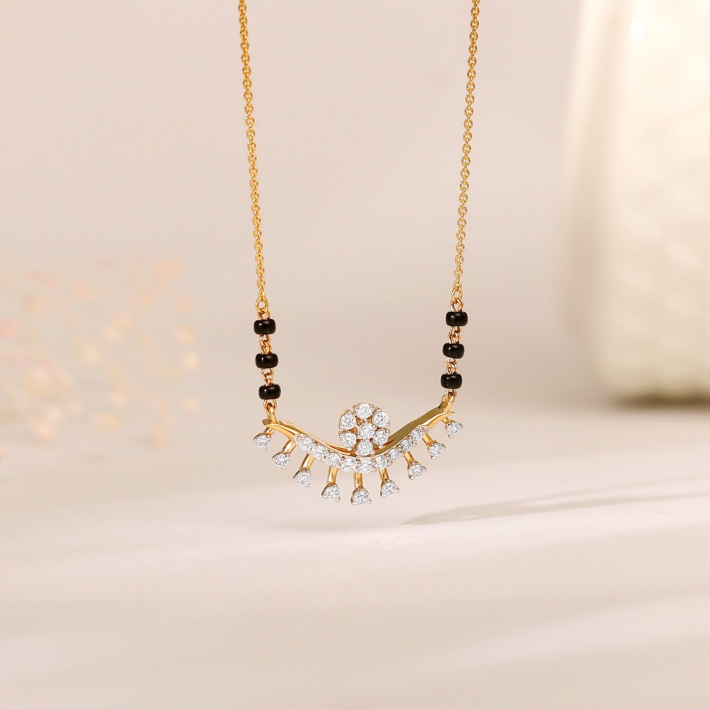 Gold Nidhi Diamond Mangalsutra