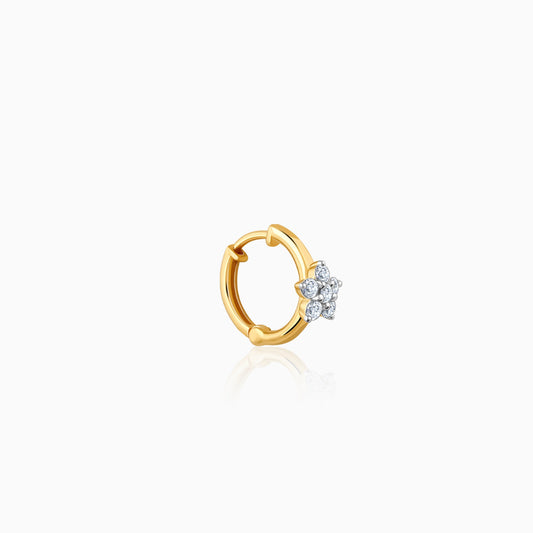 Gold Petalo Diamond Nose Ring