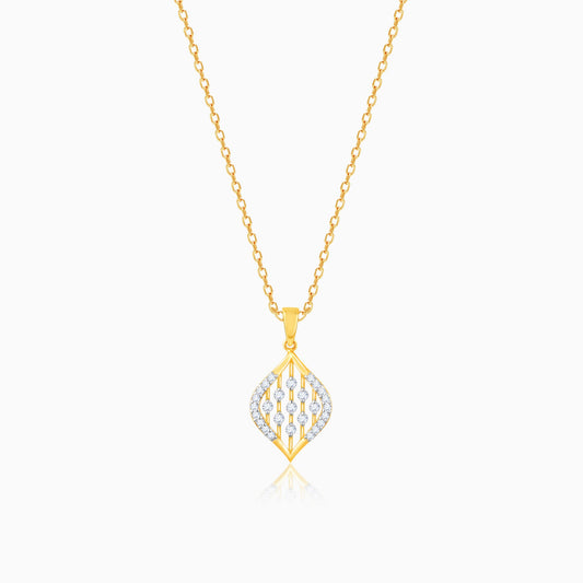 Gold Dreamy Tenderness Diamond Pendant