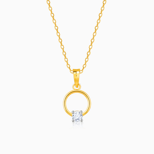 Gold Tender Moments Diamond Pendant