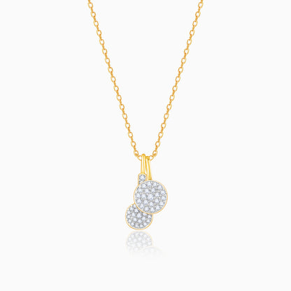 Gold Cheerful Cherry Diamond Pendant