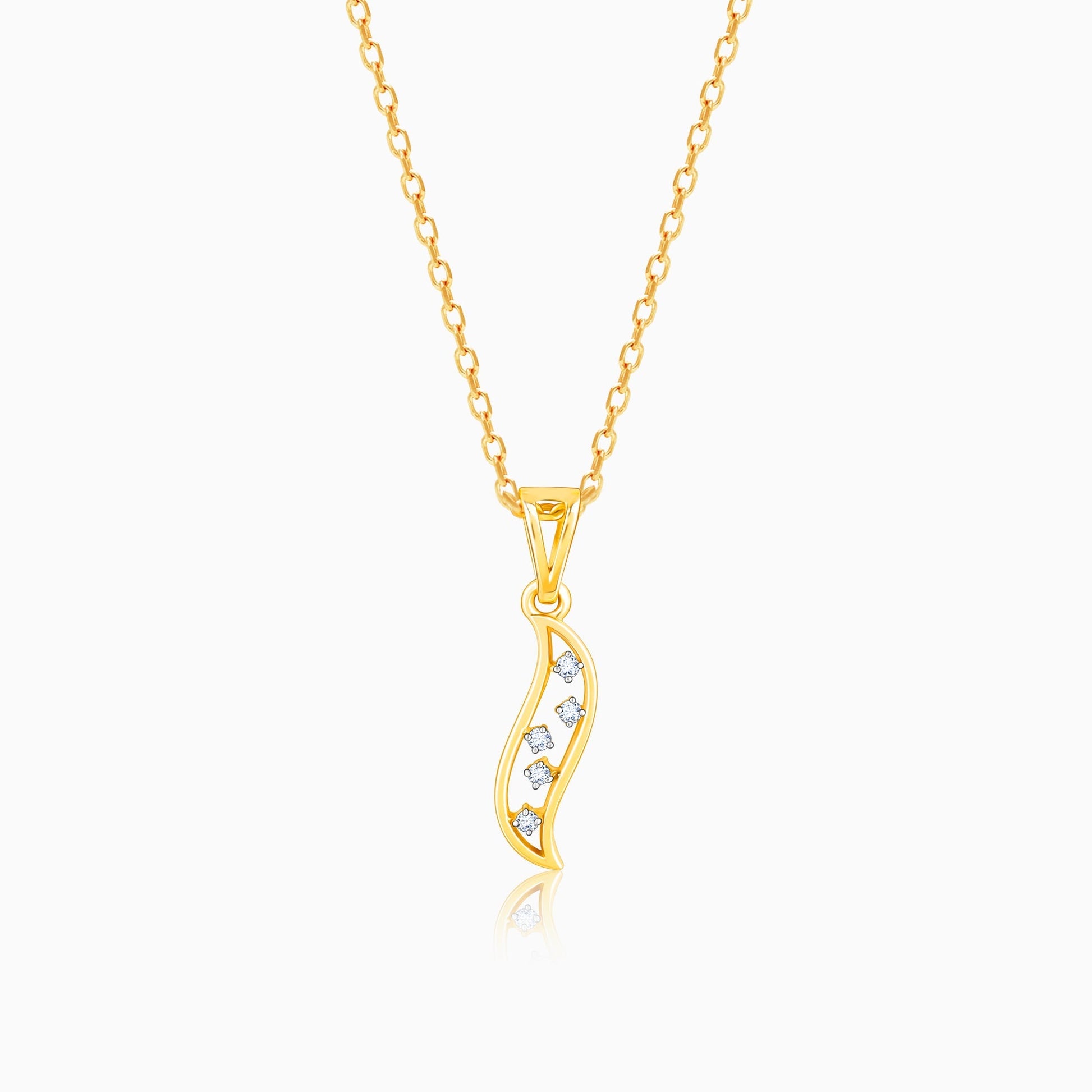 Lab_grown_diamond_Gold_Bright_Flame_Diamond_Pendant