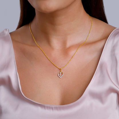 Gold Fidelity Diamond Pendant