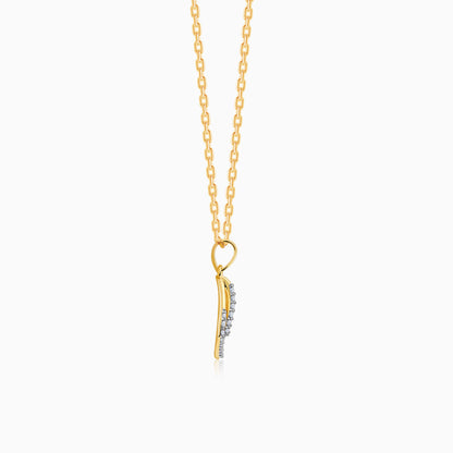 Gold Fidelity Diamond Pendant