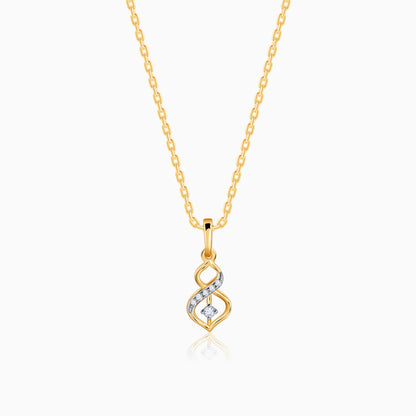 Lab_grown_diamond_Gold_Eternal_Diamond_Pendant