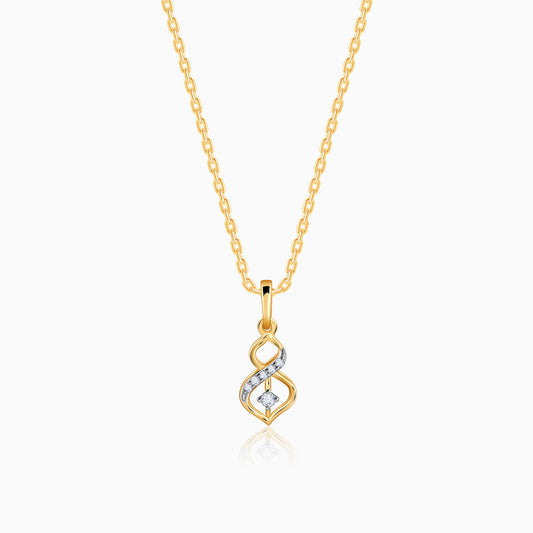 Lab_grown_diamond_Gold_Eternal_Diamond_Pendant