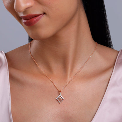 Rose Gold Prodigy Diamond Pendant