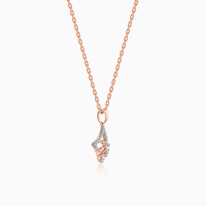 Rose Gold Prodigy Diamond Pendant