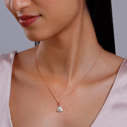 Rose Gold Desirable Diamond Pendant