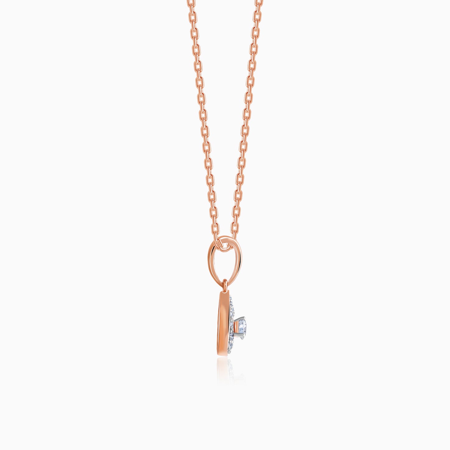 Rose Gold Desirable Diamond Pendant