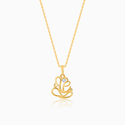 Gold Avigna Diamond Pendant