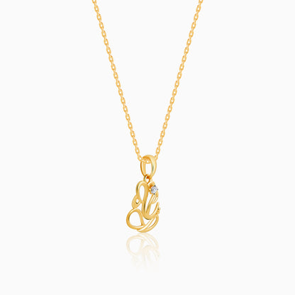 Gold Avigna Diamond Pendant