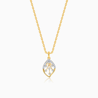 Gold Sublime Diamond Pendant