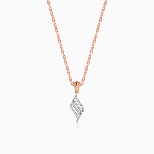 Rose Gold True Paradise Diamond Pendant