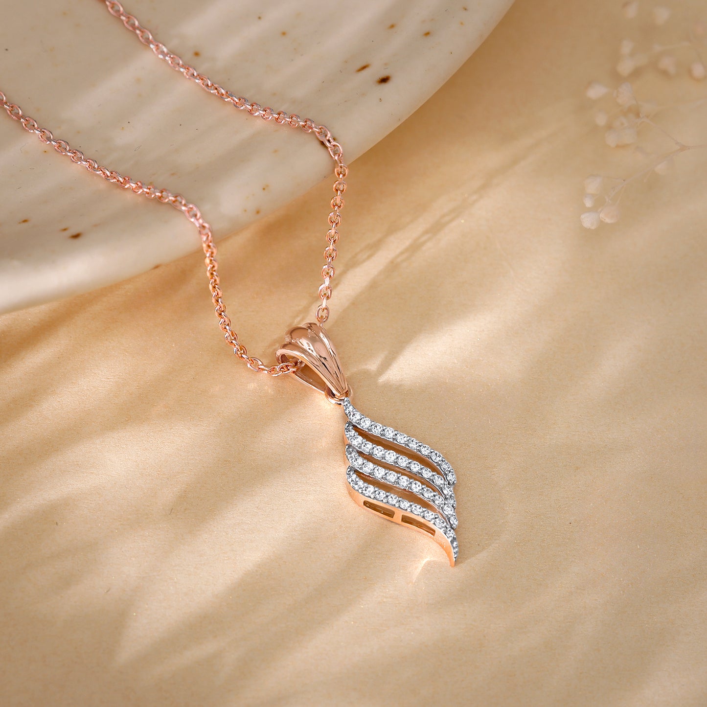 Rose Gold True Paradise Diamond Pendant