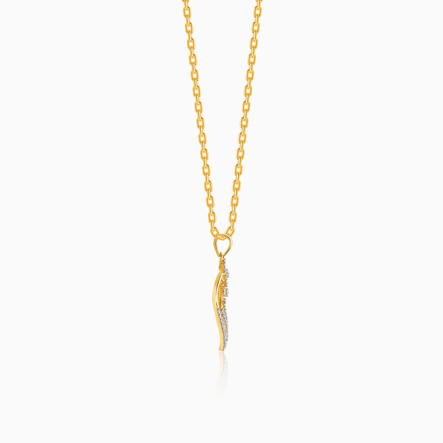 Gold Magic Drop Diamond Pendant