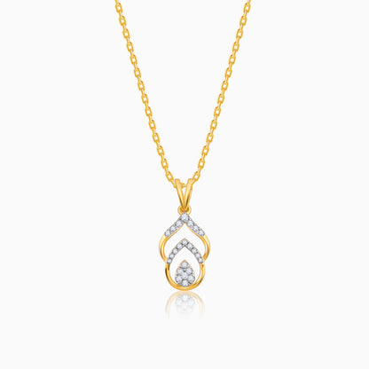 Gold Starry Whisper Diamond Pendant