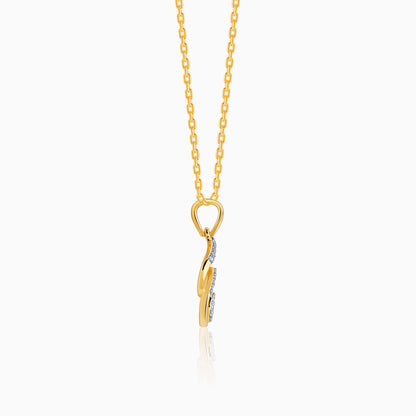 Gold Starry Whisper Diamond Pendant