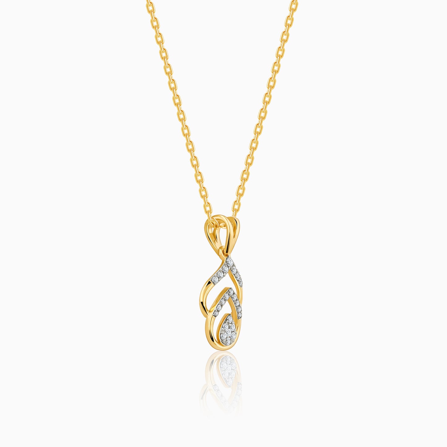 Gold Starry Whisper Diamond Pendant