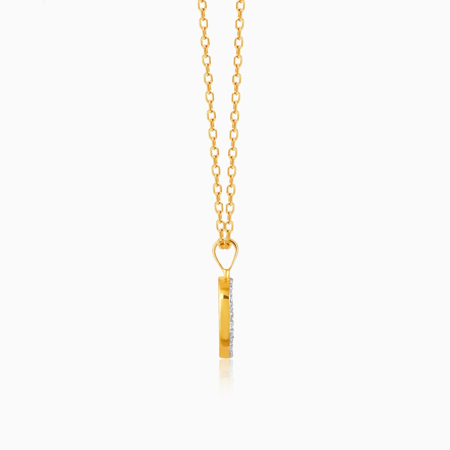 Gold Moonstruck Diamond Pendant