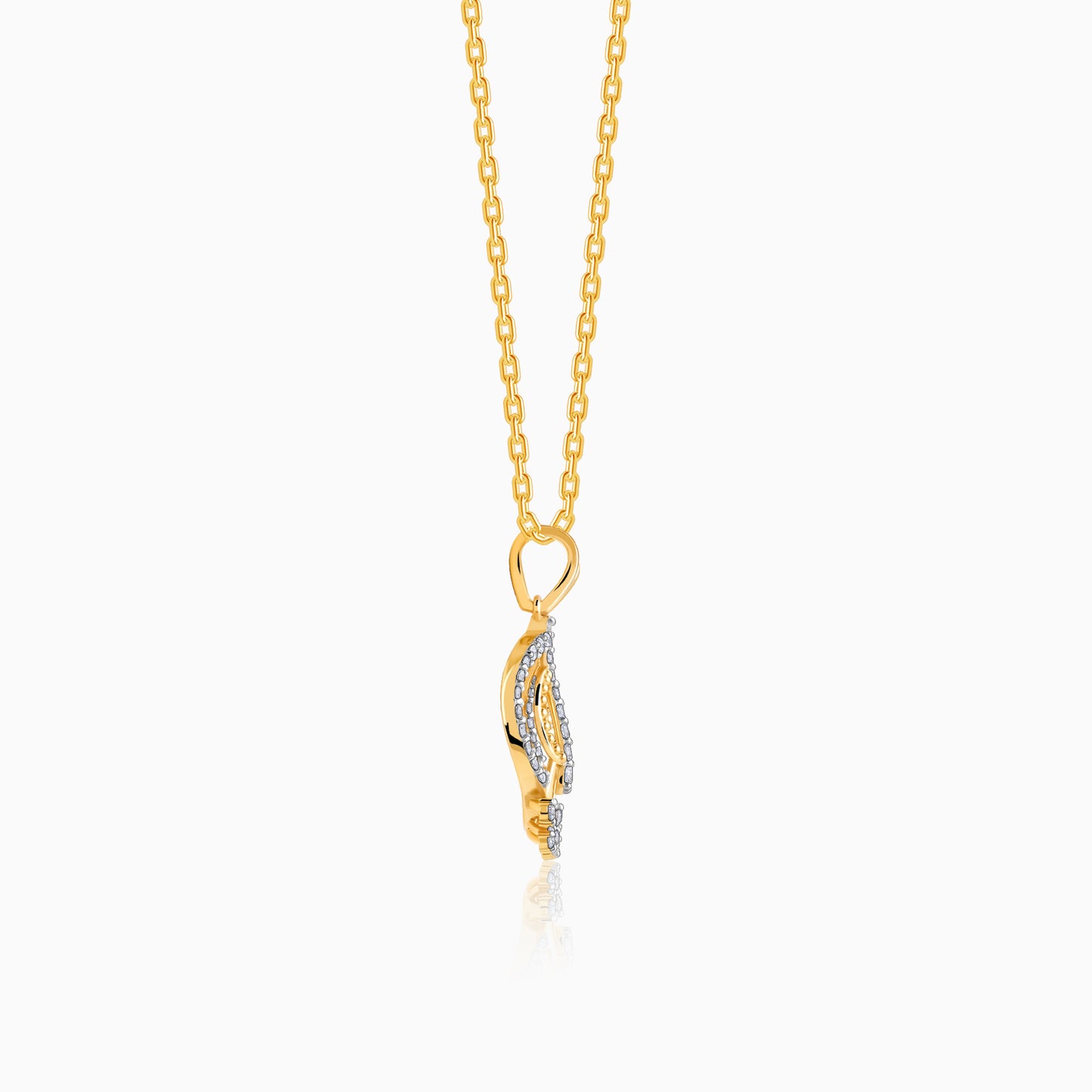 Gold Extra Sparkle Diamond Pendant