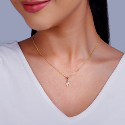 Gold Inspiring Shine Diamond Pendant