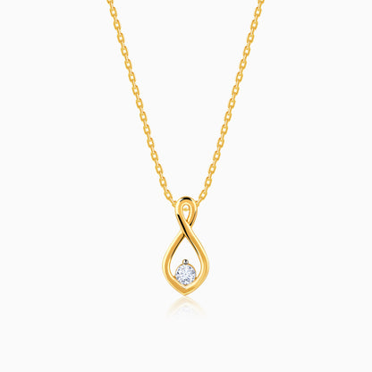 Gold Exciting Sparkle Diamond Pendant