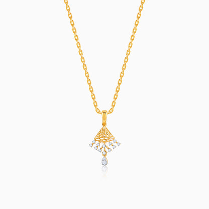 Gold Unstoppable Shine Diamond Pendant