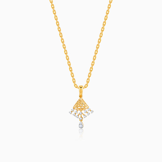 Gold Unstoppable Shine Diamond Pendant