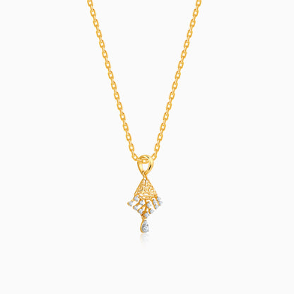 Gold Unstoppable Shine Diamond Pendant