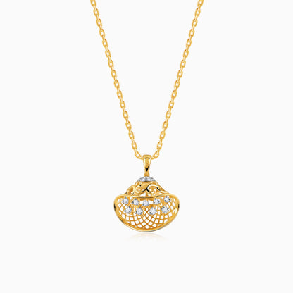 Gold Dream Radiance Diamond Pendant