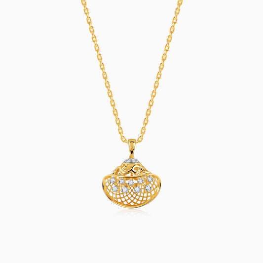 Gold Dream Radiance Diamond Pendant