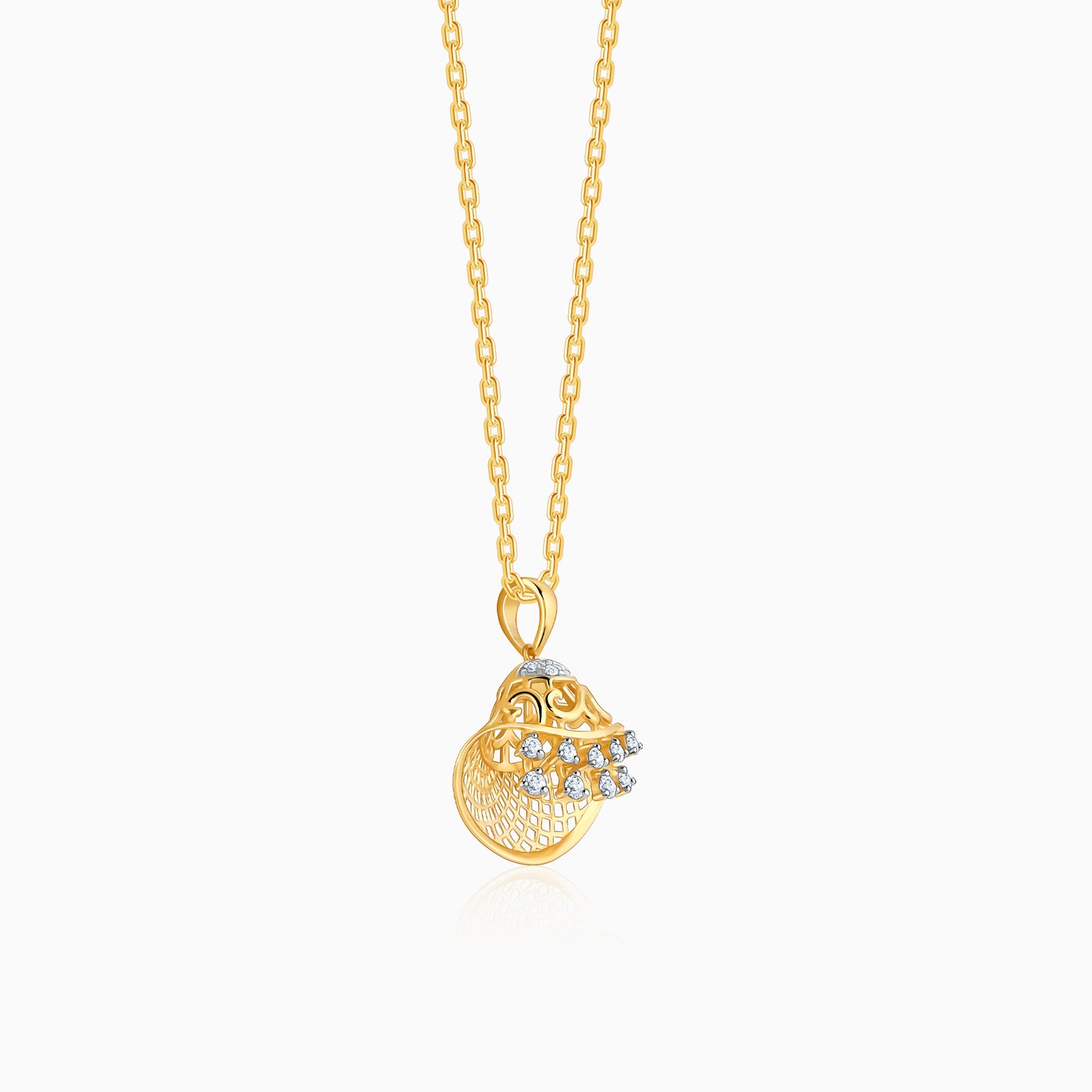 Gold Dream Radiance Diamond Pendant