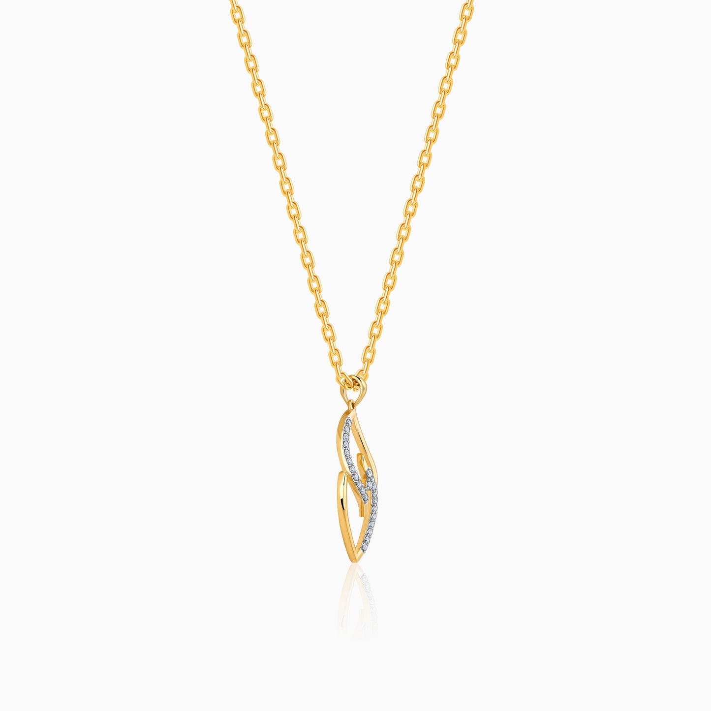 Gold Eternal Spark Diamond Pendant