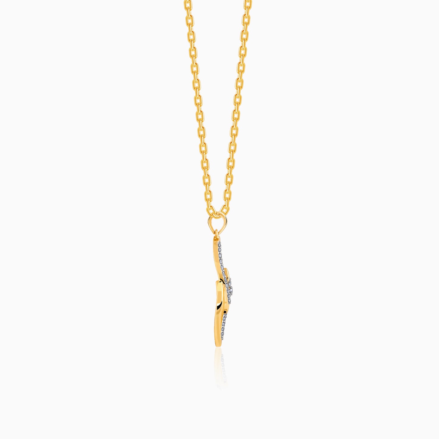 Gold Eternal Spark Diamond Pendant