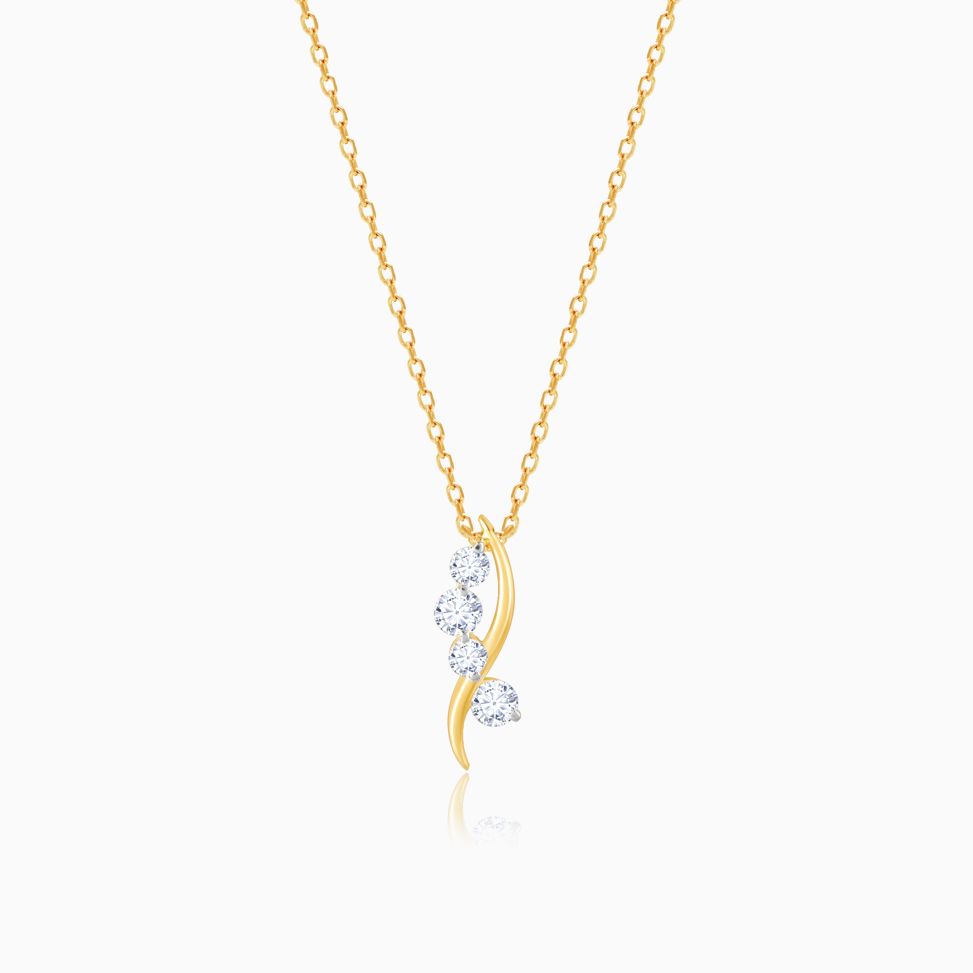 Gold Cherished Moments Diamond Pendant – GIVA Jewellery