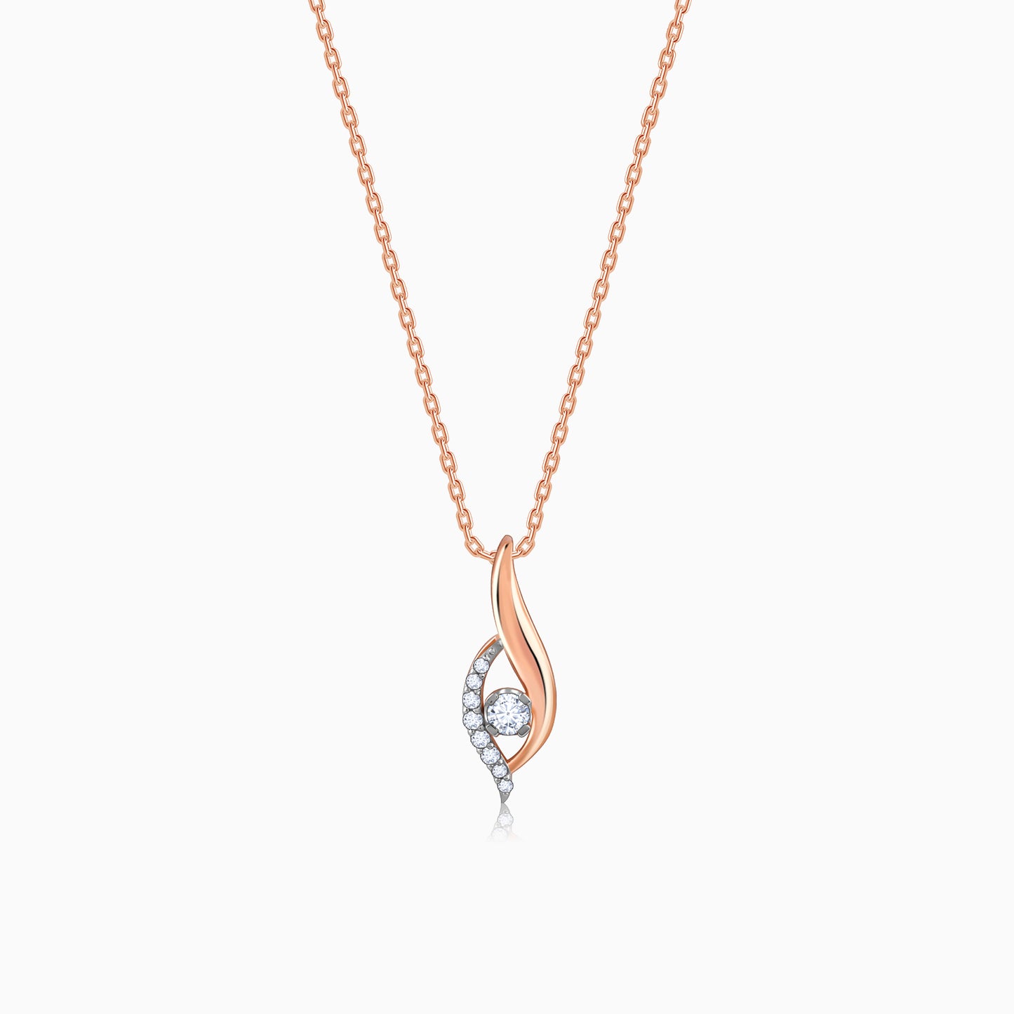 Rose Gold Gaze Diamond Pendant