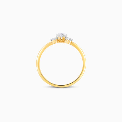 Gold Shining Miracle Diamond Ring