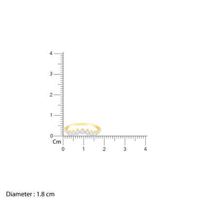 Gold Sublime Affection Diamond Ring