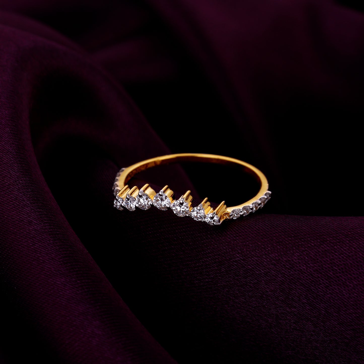 Gold Sublime Affection Diamond Ring