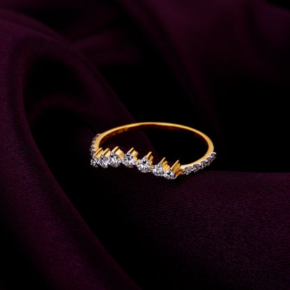 Gold Sublime Affection Diamond Ring