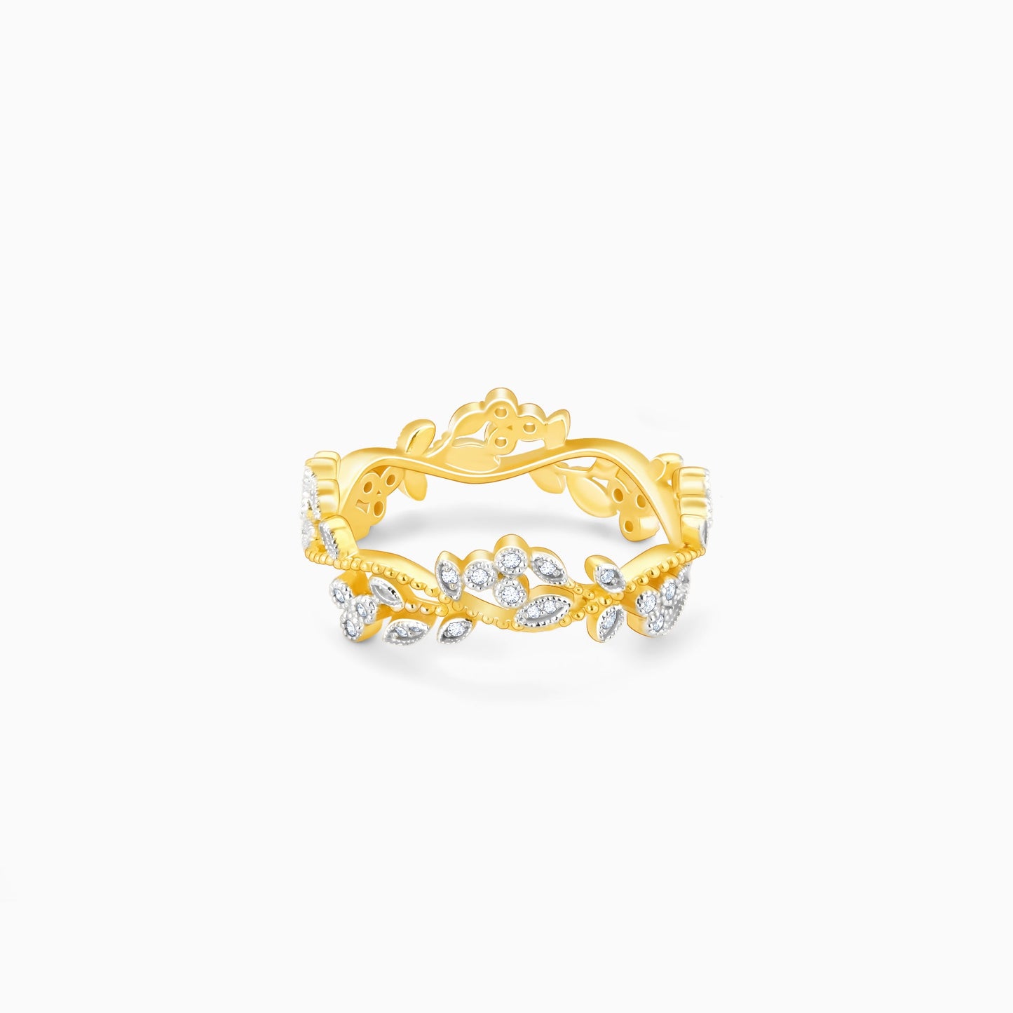 Gold Cherished Bond Diamond Ring