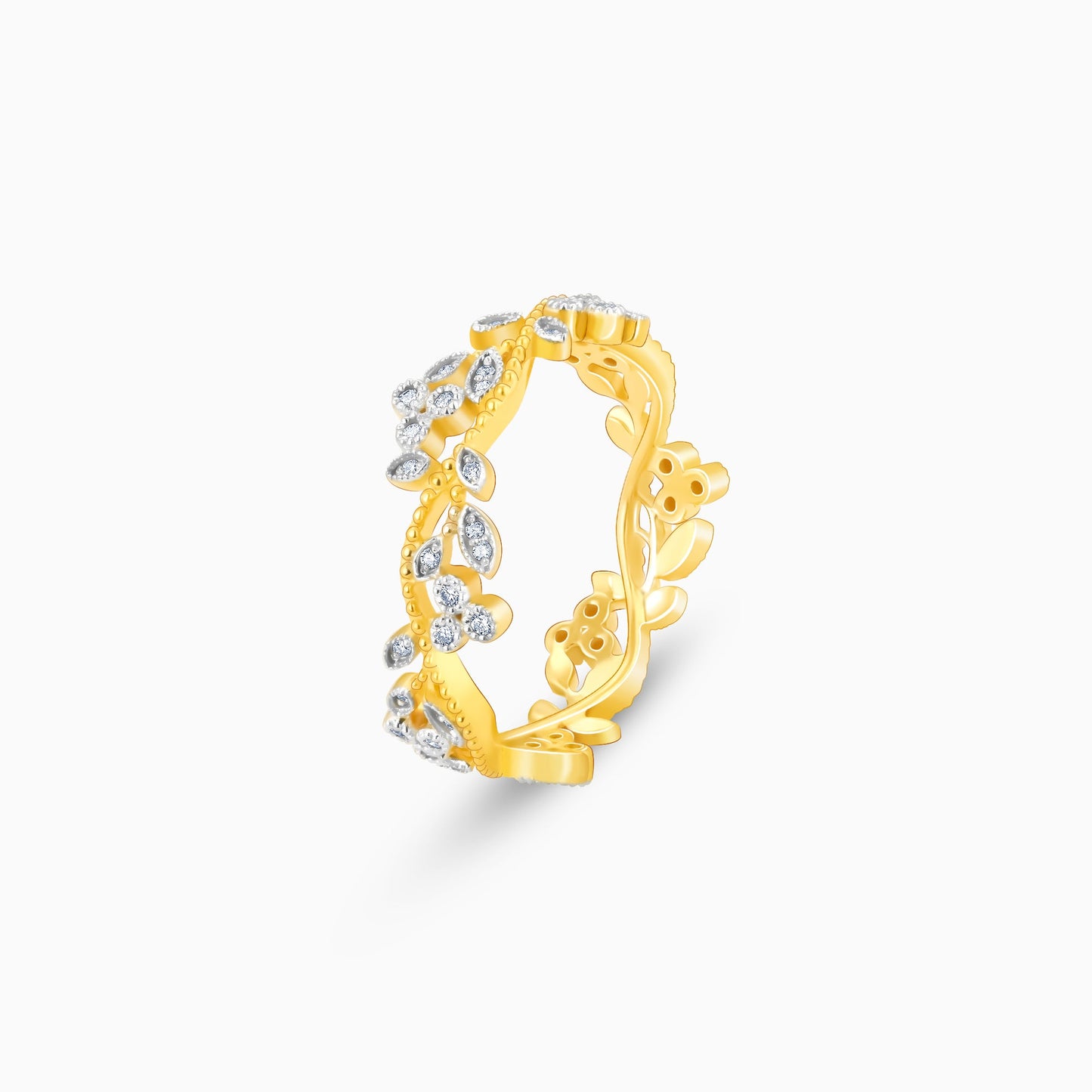 Gold Cherished Bond Diamond Ring