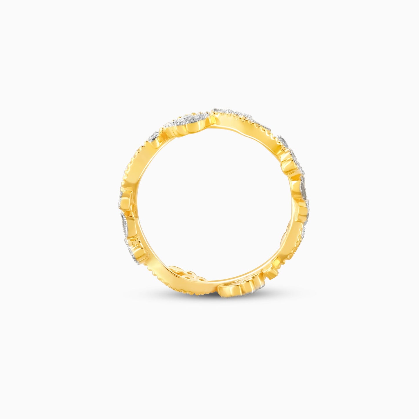 Gold Cherished Bond Diamond Ring